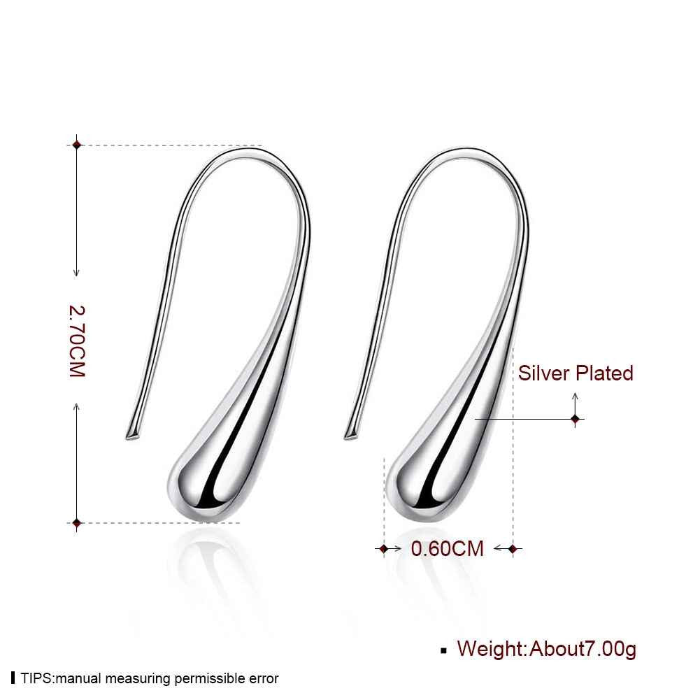 Silver Plated Fashion Waterdrop Earring