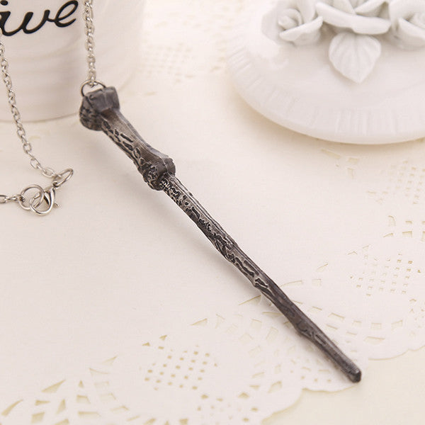 Vintage Harry Magic Wand Alloy Necklaces
