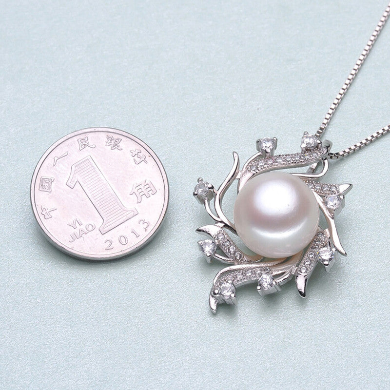 Elegant Natural Freshwater Pearl High Quality Pendants For Women Necklaces