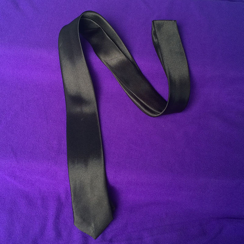 Classic Slim Solid Color Plain Silk Men's Ties