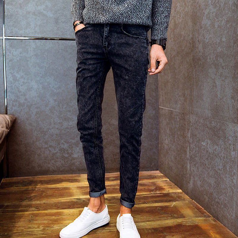 Autumn Hip Hop Skinny Jeans for Men