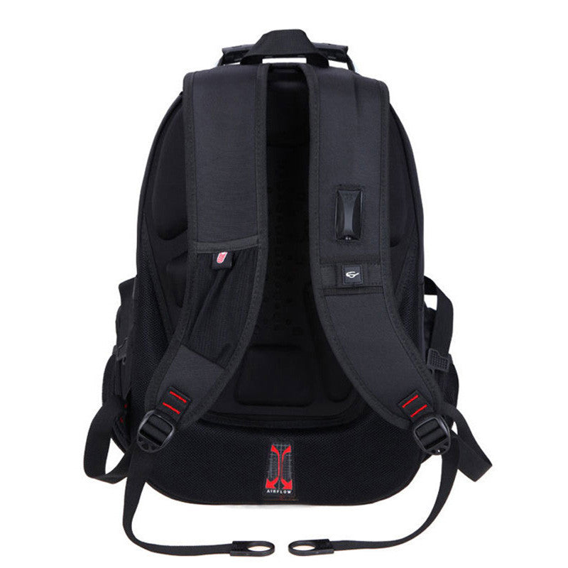 Polyester Waterproof Design Men's Travel Laptop Bag Backpack bmb