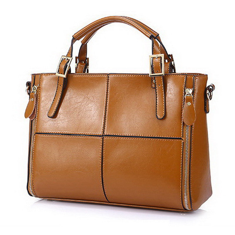 High Quality Leather Tote Handbags For Women bws