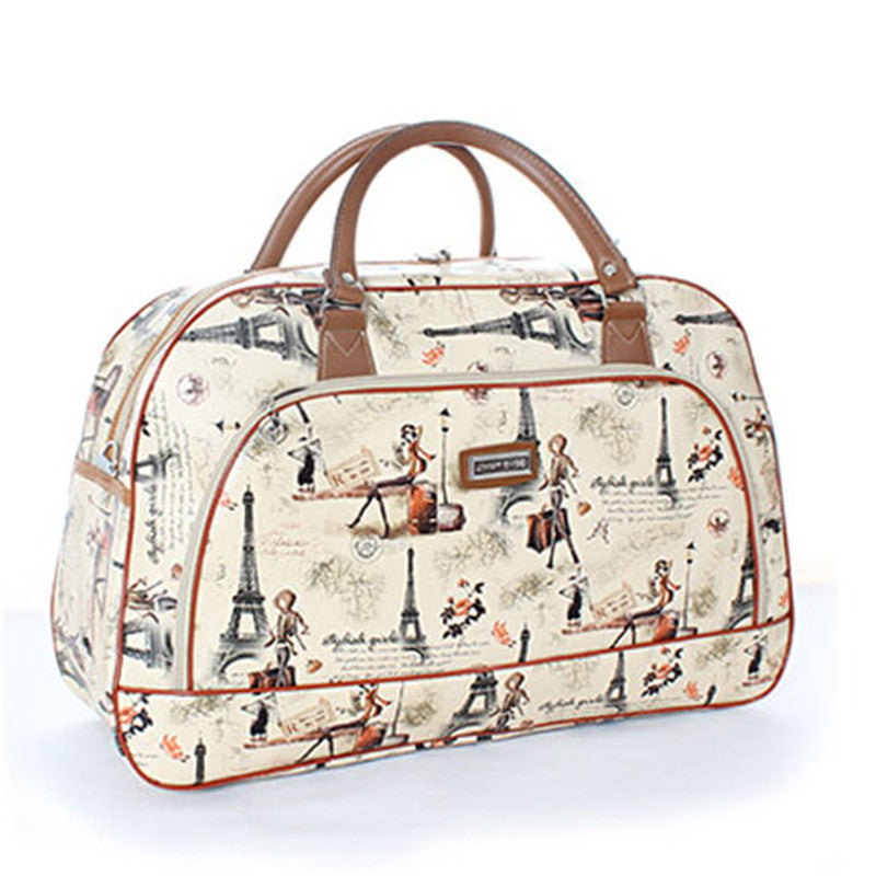 Large Capacity Printed Pattern Luggage Travel Bags