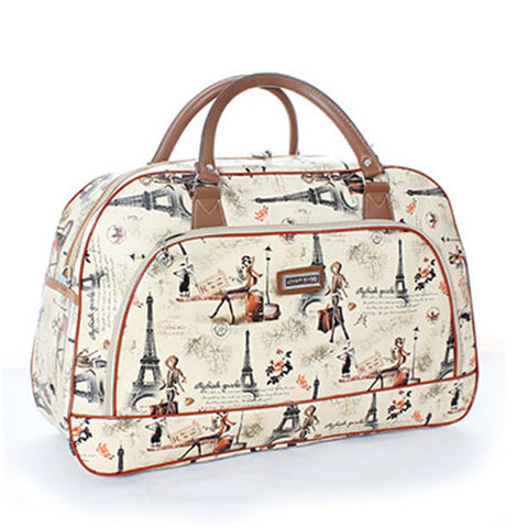 Large Capacity Printed Pattern Luggage Travel Bags