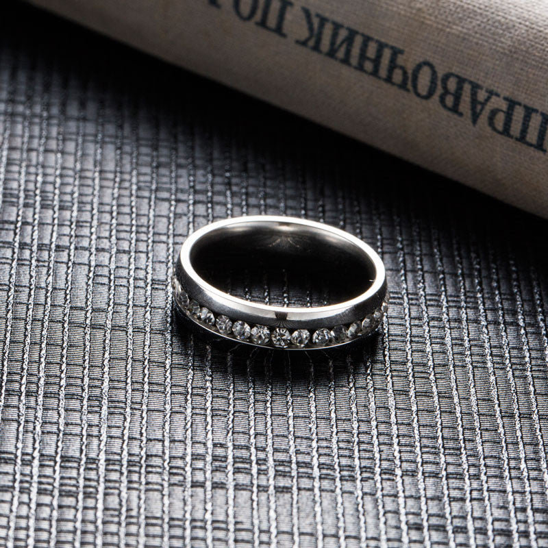 Wedding Design Exquisite Inlaid Cubic Zirconia Ring for Women wr-