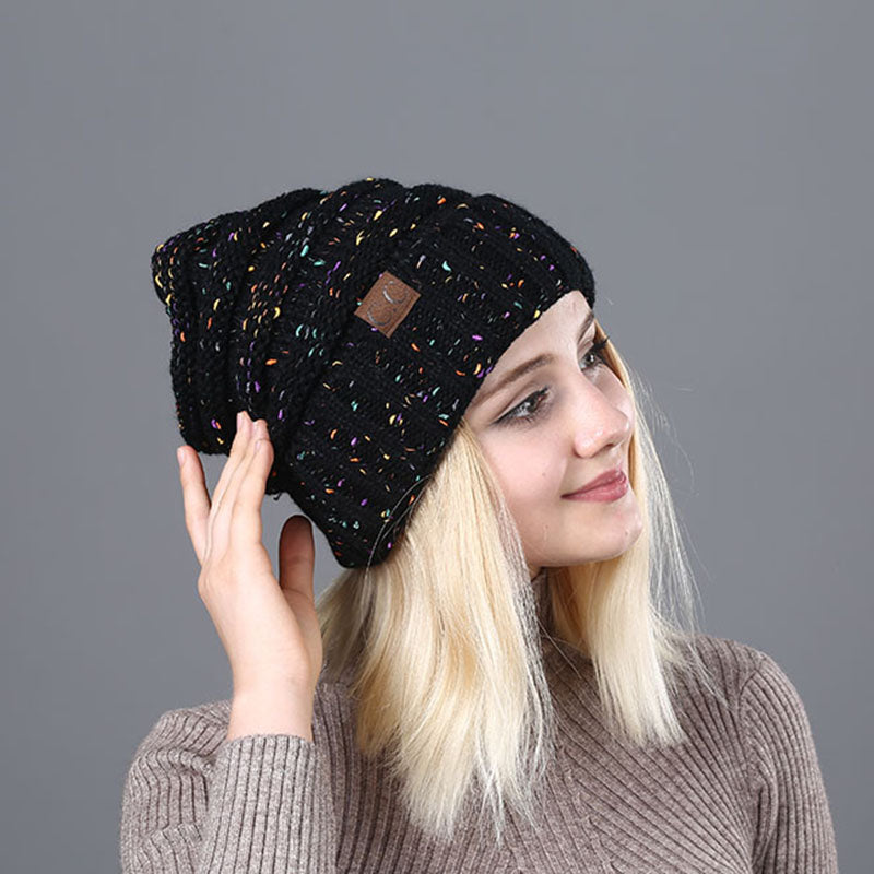Blended Winter Hats For Women Knitted Skullies