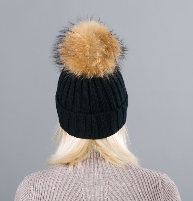 Automan & Winter High Quality Knitted Pom Pom Hats For Women