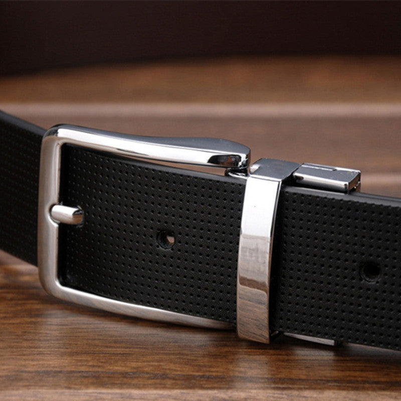 Fashion Design Pin Buckle Genuine Leather Belt for Men