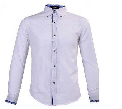 Fashion Long Sleeve Casual Dress Shirts for Men