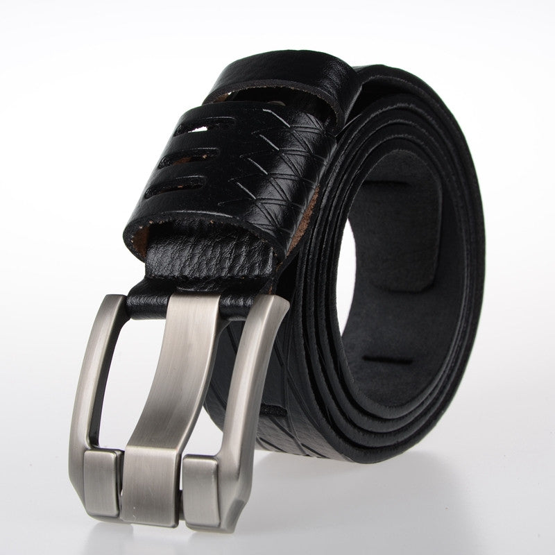 High Quality Genuine Luxury Leather Belt For Men