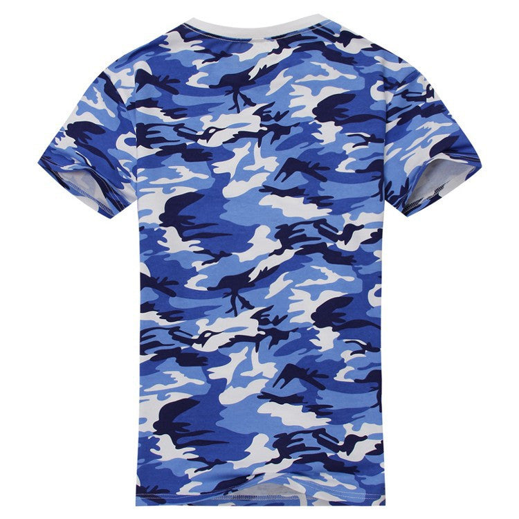 Casual Camouflage Cotton Military Men's T-shirts