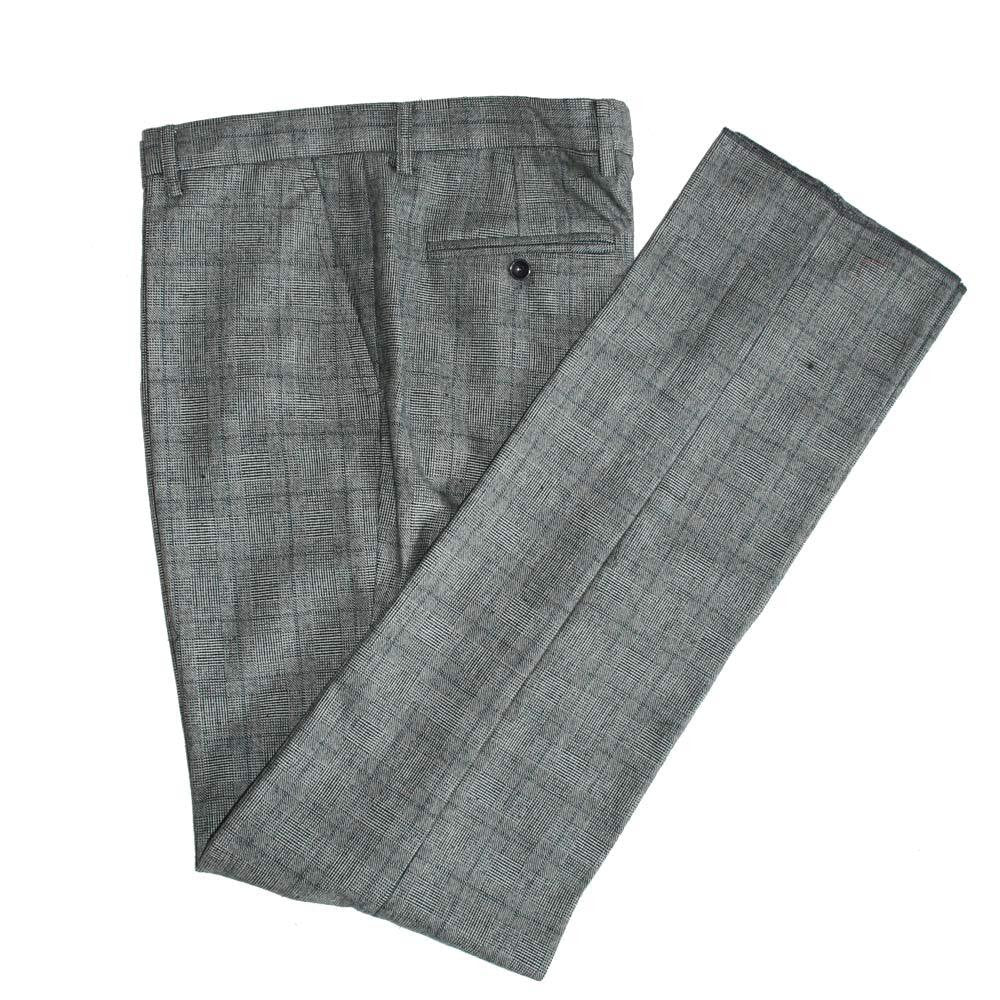Gray Wool Retro Gentleman Style Tailor Suits for Men 3Pcs