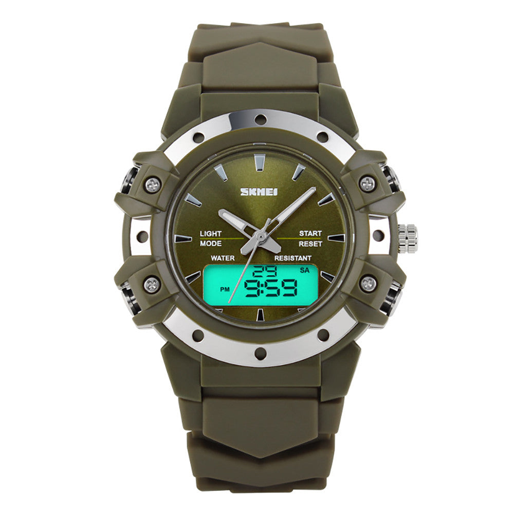 Waterproof Army Style Ladies Outdoor Sports Digital Watch