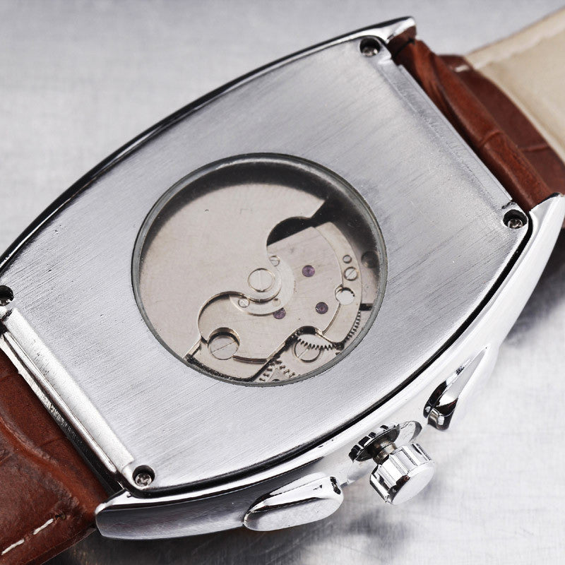 Tourbillon Design Moon Phase Automatic Self-Wind Mechanical Wrist Watch For Men wm-m