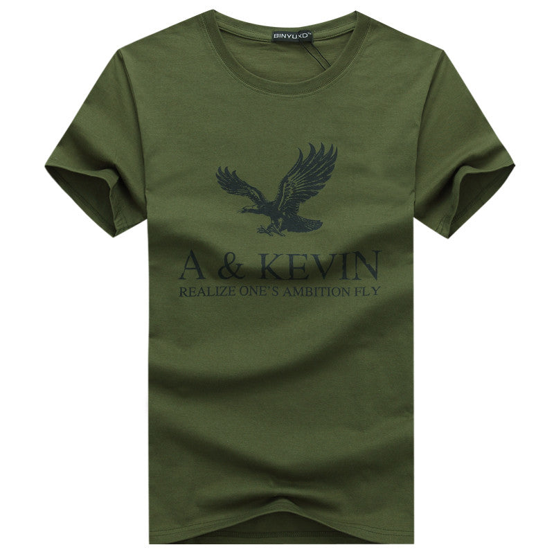 Eagle Printed Pure Cotton Men's T-Shirts