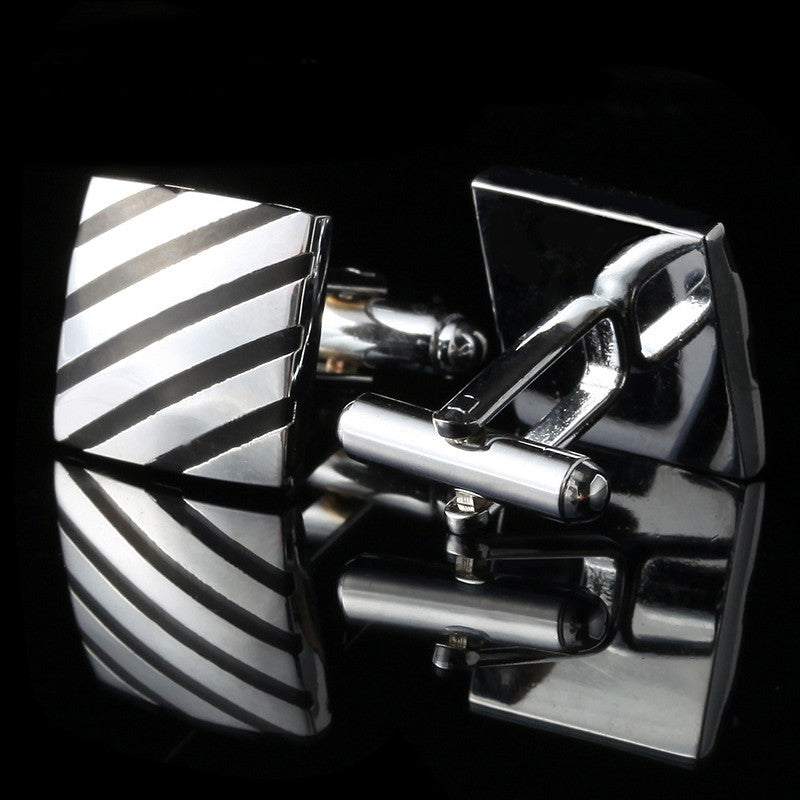 Fashion Geometric Shape Formal Business Cufflinks