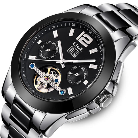 Brand Luxury Ceramic Automatic Dive 50M Date Clock Business Wrist watches wm-m