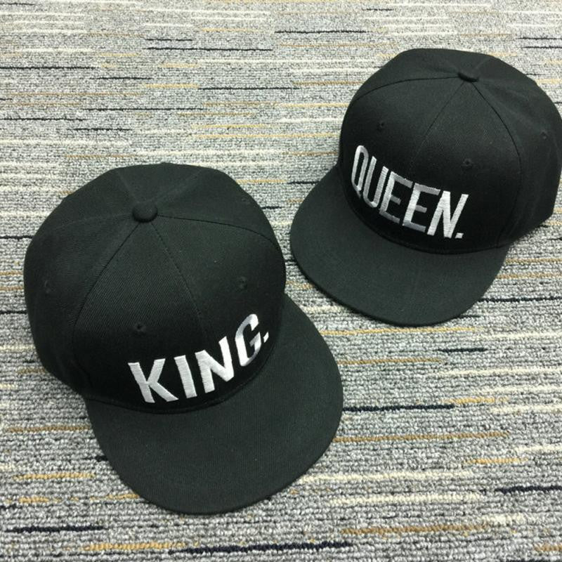 KING QUEEN Baseball Cap Fashion Sport Unisex Hat for Couple