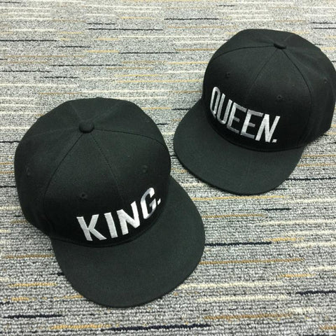 KING QUEEN Baseball Cap Fashion Sport Unisex Hat for Couple