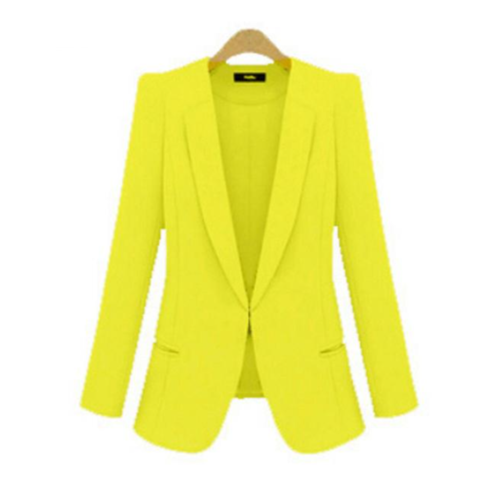 Style Collar Fashion Formal Women Blazer