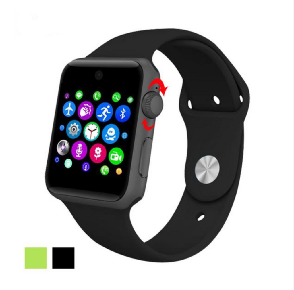 Bluetooth Smart Watch Notifier Support Sim Card For iPhone & Android Phones