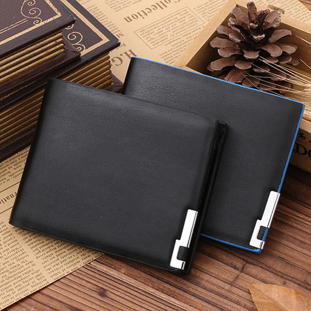 Business Style Genuine Leather Men's Wallet & Ultra Thin Card Holder