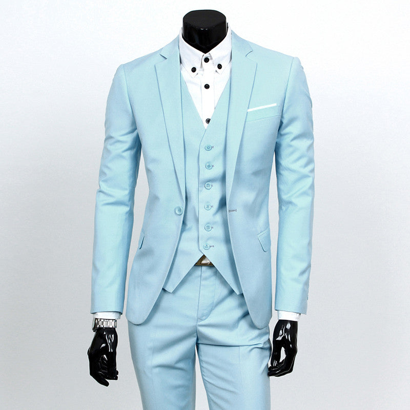 Formal Men's Suits 3pcs Business/Wedding Set (Jacket+Pants+Vest)