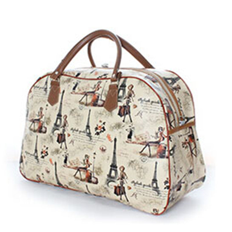 Large Capacity Printed Pattern Luggage Travel Bags