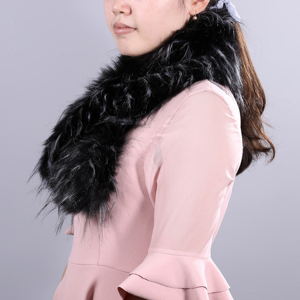 Faux Fur Collar Wrap Stole Scarves