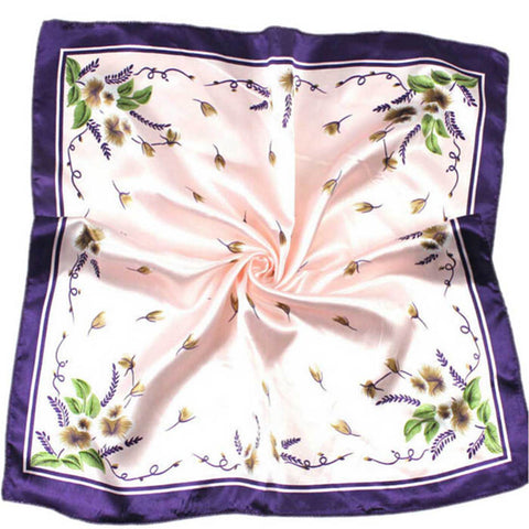 Hot Satin Silk Square Scarves For Women