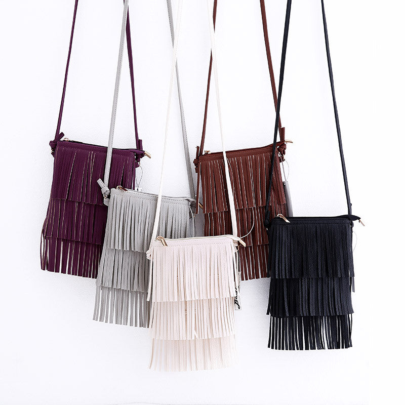 Mini Tassel Fashion Women Crossbody Bag bws