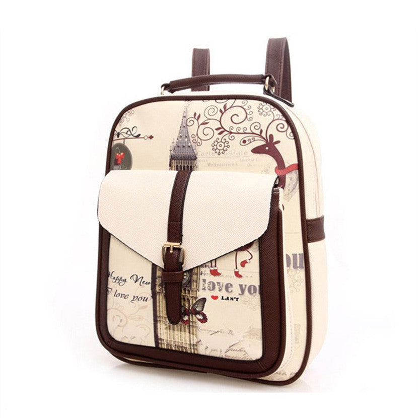 Printed design Backpack bwb