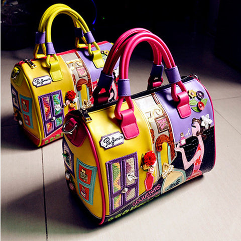 Printed Handbag For Women bws