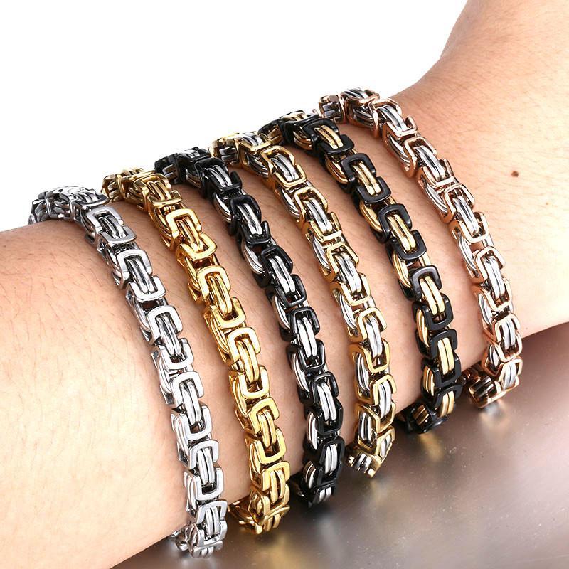 High Quality Masculina Chain Link Bracelets mj-