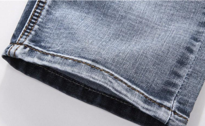 Brand Straight Denim Jeans for Men