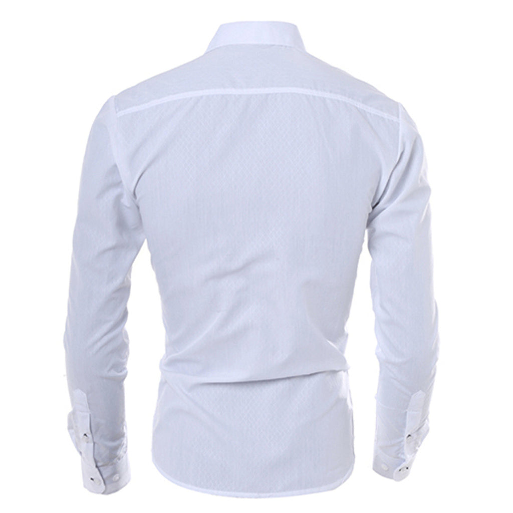 New Fashion Slim Fit Formal Dress Shirts for Men