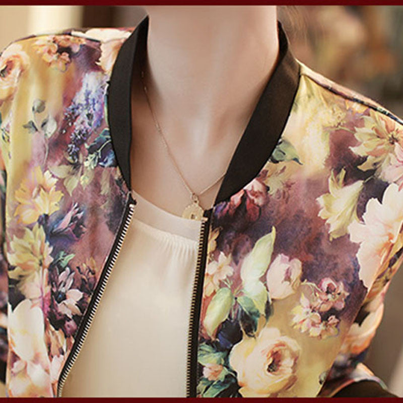 Floral Print Women Jackets