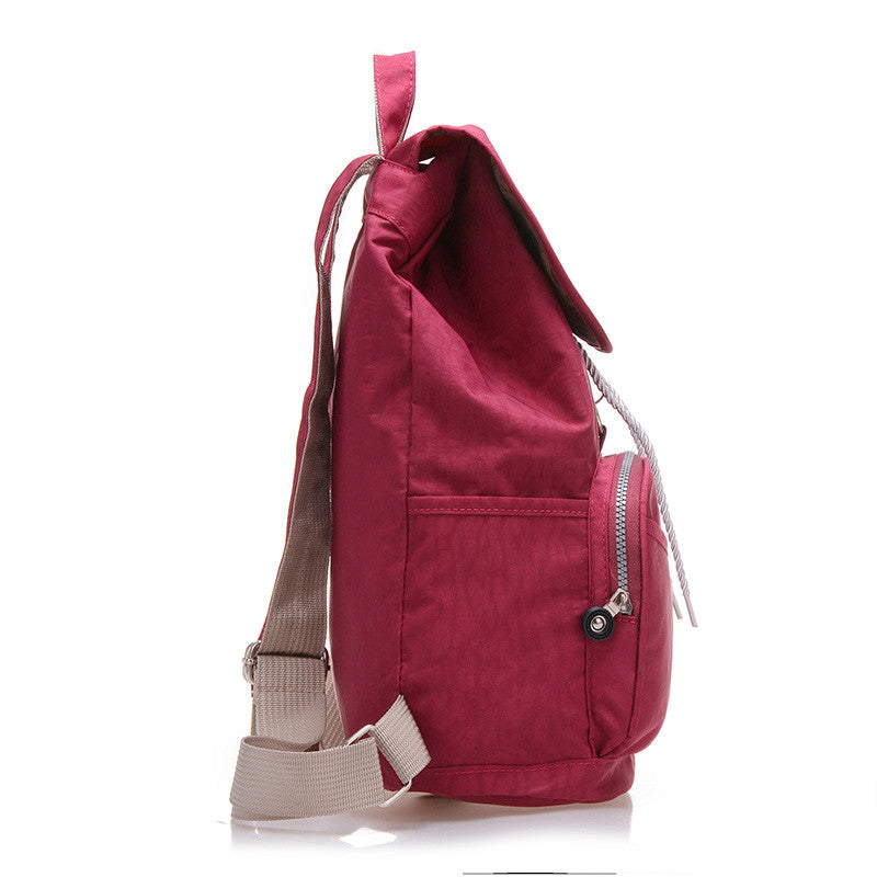Waterproof Nylon 10 Colors Lady Backpacks bwb