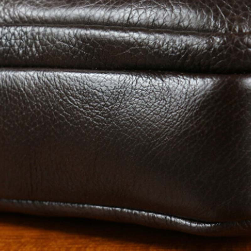 Genuine Leather Small Messenger Crossbody Leisure Bag For Men bc