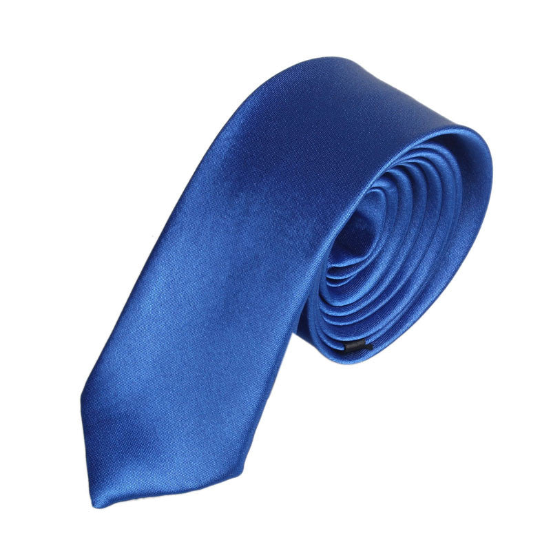 Narrow Shape Ties For Men Casual Arrow Slim Plain Neckties