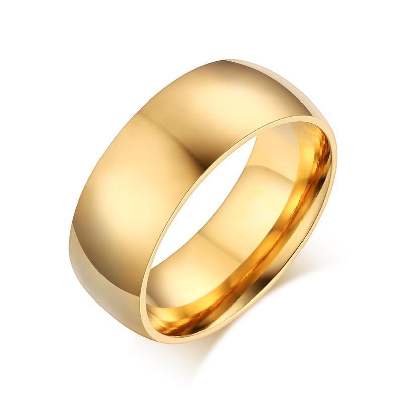 Gold Plated Wedding Jewelry Engagement Rings For Men mj-