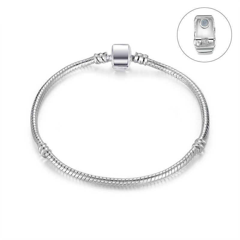 High Quality Silver Chain Magnet Clasp Bracelets