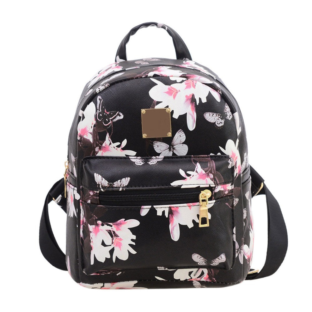 Flower Floral Backpack Children Bag bwb