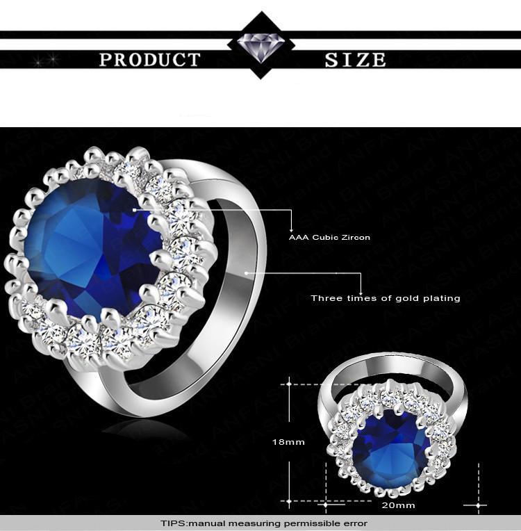 Luxury British Princess Design Engagement Ring wr-