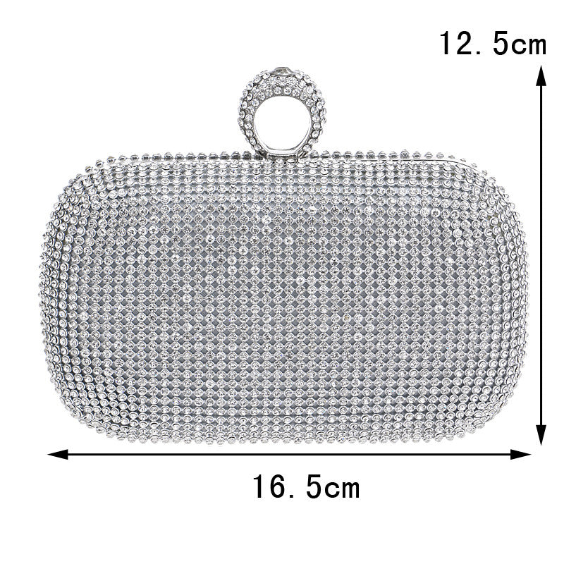 Diamond-Studded Evening Bag Clutch In 3 Colors