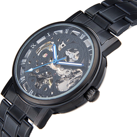 Automatic Skeleton Mechanical Watches Luxury Timepiece wm-m