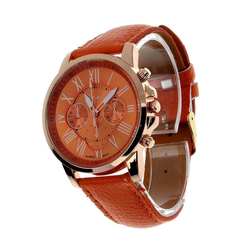 Roman Numerals Fashion Casual Wrist Watches ww-d wm-q