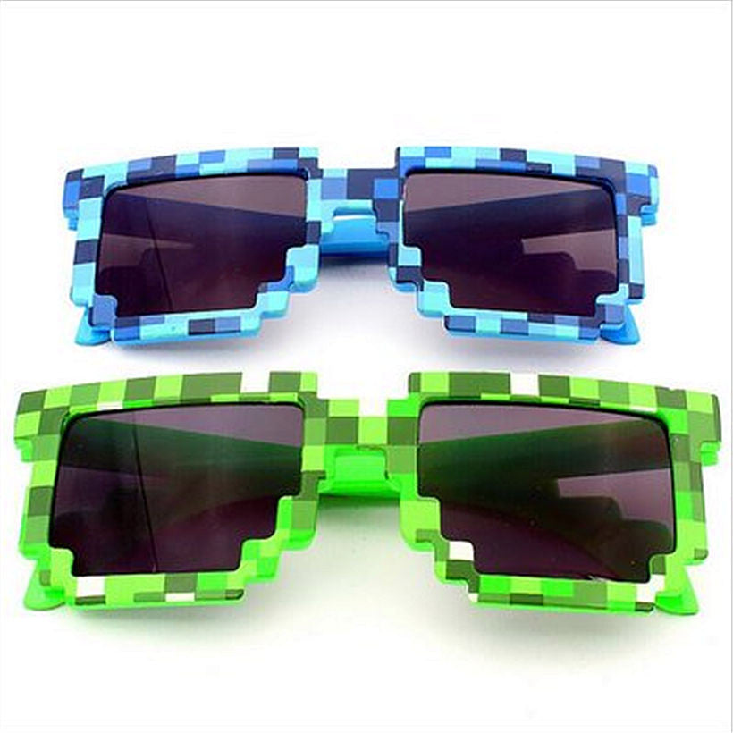 Deal With It Fashion Minecraft 8 Bit Pixel Sunglasses Unisex