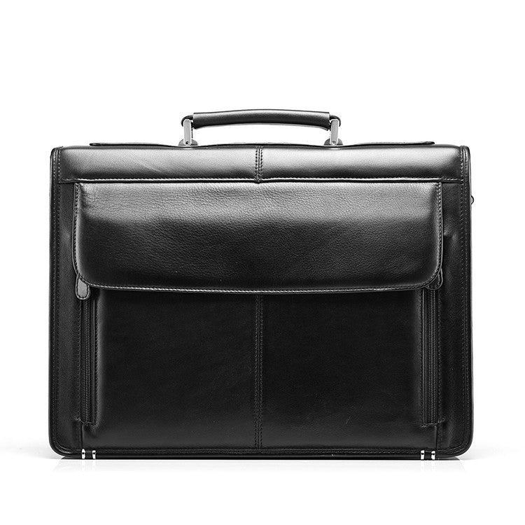 Genuine Leather Vintage Business Briefcase For Men